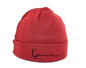 Kulich Karl Kani Signature Beanie KA213-010-1 Dark Red