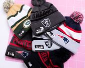 Kulich New Era NFL Jake Cuff Knit New England Patriots Grey