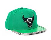 Kšiltovka Mitchell & Ness Chicago Bulls Day 3 Snapback Green / Grey