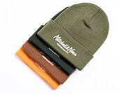 Kulich Mitchell & Ness Branded Pinscript Cuff Knit Olive