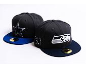 Kšiltovka New Era 59FIFTY NFL Official Team Colors Seattle Seahawks Grey