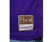Triko Mitchell & Ness Los Angeles Lakers Shaquille O'Neal Name & Number Tee Purple
