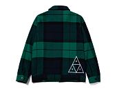 Bunda HUF × Pleasures Blackwatch Work Jacket Navy