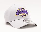 Kšiltovka New Era 9FORTY NBA Wild Camo Los Angeles Lakers Grey