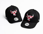 Kšiltovka New Era 9FORTY NBA Wild Camo Chicago Bulls Black
