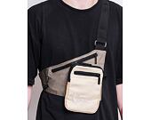Ledvinka Karl Kani Signature Block Crossbody Bag Military Green/Sand