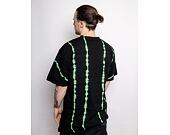 Triko Karl Kani Small Signature Tie Dye Tee black/green