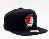 Kšiltovka Mitchell & Ness - Team Ground 2.0 Snapback - Portland Trail Blazers - Black