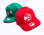 Kšiltovka Mitchell & Ness Team Ground 2.0 Stretch Snapback Atlanta Hawks Red
