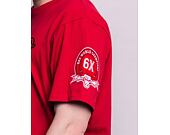 Triko Mitchell & Ness Champ City S/S Tee Chicago Bulls Scarlet