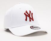 Dětská kšiltovka New Era 9FORTY Kids Essential New York Yankees Strapback Optic White/Red