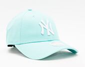 Dámská kšiltovka New Era 9FORTY Womens Essential New York Yankees Strapback Blue Tint/Optic White
