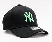 Dětská kšiltovka New Era 9FORTY Kids League Essential New York Yankees Strapback Black/Island Green