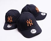 Dětská kšiltovka New Era 9FORTY Kids League Essential New York Yankees Strapback Navy/Toffee