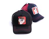 Kšiltovka Capslab - Trucker Looney Tunes - Taz - Black / Red