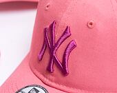 Kšiltovka New Era 9FORTY MLB League Essential New York Yankees Strapback Pink