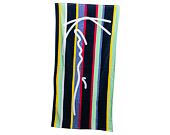 Osuška Karl Kani Signature Stripe Towel navy/mint/red