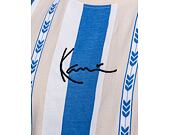 Triko Karl Kani Small Signature Stripe Tee blue