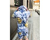 Mikina Market Smiley Sun Dye Yellow/Blue Tie-Die
