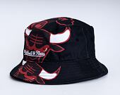Klobouk Mitchell & Ness Chicago Bulls Cut Up Bucket HWC Black