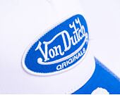 Kšiltovka Von Dutch Boston Trucker Cotton Twill White/Blue