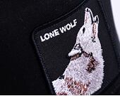 Kšiltovka Goorin Brothers Animal Farm Core The Lone Wolf Black