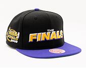 Kšiltovka Mitchell & Ness The Finals Snapback Los Angeles Lakers Black / Purple