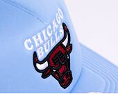 Kšiltovka Mitchell & Ness Keep On Truckin Trucker Chicago Bulls Light Blue