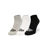 Ponožky New Era Flag Sneakers 3Pack Grey/White/Black