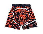 Kraťasy Mitchell & Ness NFL Jumbotron 2.0 Shorts Chicago Bears Navy / Orange