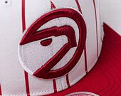 Kšiltovka Mitchell & Ness NBA Retro Pinstripe Snapback Hwc Atlanta Hawks White