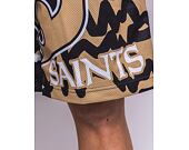Kraťasy Mitchell & Ness NFL Jumbotron 2.0 Shorts New Orleans Saints Black / Gold