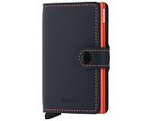 Peněženka Secrid Miniwallet Matte Nightblue & Orange