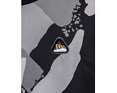 Triko New Era All Over Print Patch Oversized Tee Black / Grey