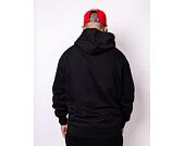 Mikina New Era NBA Half Logo Oversized Hoody Chicago Bulls Black/Red