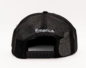 Kšiltovka EMERICA Eff Corporate Trucker Hat Black