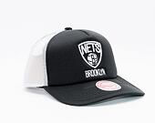 Kšiltovka Mitchell & Ness Off The Backboard Trucker Brooklyn Nets Black / White