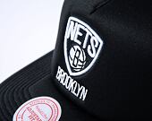 Kšiltovka Mitchell & Ness Off The Backboard Trucker Brooklyn Nets Black / White