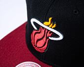 Kšiltovka Mitchell & Ness Team 2 Tone 2.0 Snapback Nba Miami Heat Black / Red