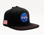 Kšiltovka Capslab NASA Snapback Trucker CL/NASA/1/US2 Black / Black