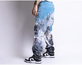 Kalhoty Karl Kani Small Signature Baggy Five Pocket Eagle Denim multicolor