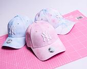 Dámská kšiltovka New Era 9FORTY Womens MLB Pastel Tie Dye New York Yankees Pink / White