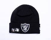 Kulich New Era NFL Essential Cuff Knit 2 Oakland Raiders  Black