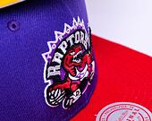 Kšiltovka Mitchell & Ness PATCH OVERLOAD SNAPBACK HWC TORONTO RAPTORS Purple / Red
