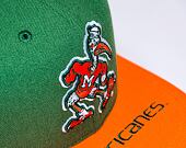 Kšiltovka Mitchell & Ness LOGO BILL SNAPBACK University Of Miami Green