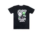 Triko Rip & Dip Super High Tee Black Mineral Wash