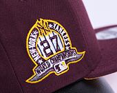 Kšiltovka New Era 9FIFTY MLB Apple New York Yankees Maroon