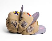 Kšiltovka Mitchell & Ness CLASSIC CANVAS SNAPBACK New York Knicks Tan