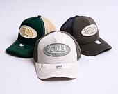 Kšiltovka Von Dutch Boston Trucker Cotton Twill Stone/Grey