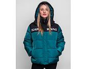 Dámská Bunda Karl Kani Retro Puffer Jacket dark green/black